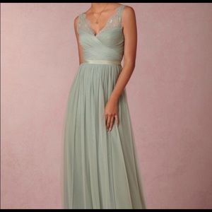 Bhldn fleur dress in seaglass
